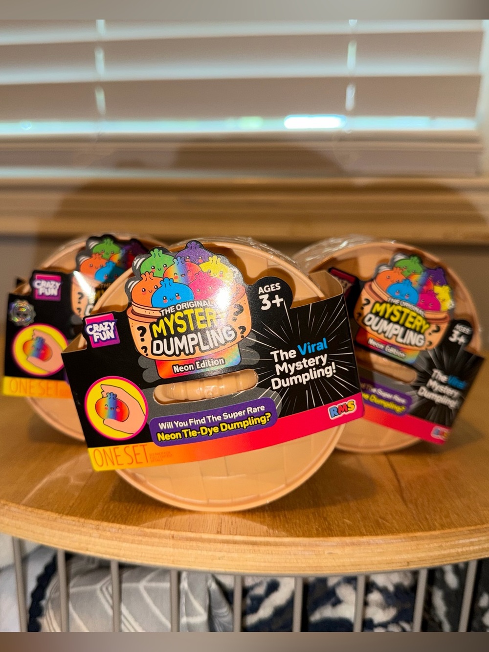 HTF RMS Mystery Dumpling Neon Edition Set of 3 NEW SEALED Viral Squishy